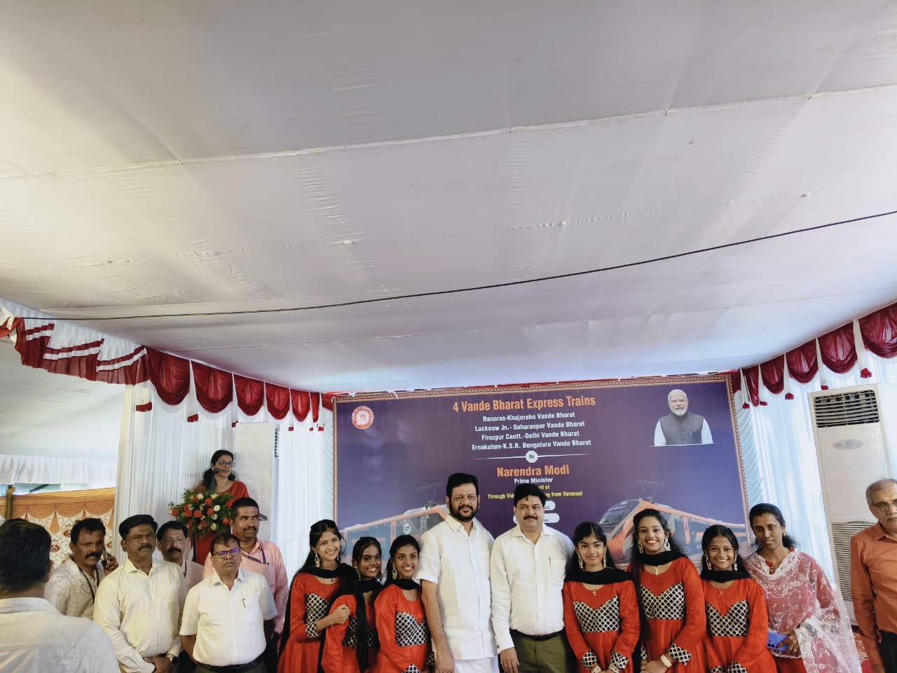 Vande Bharat express inaugural ceremony